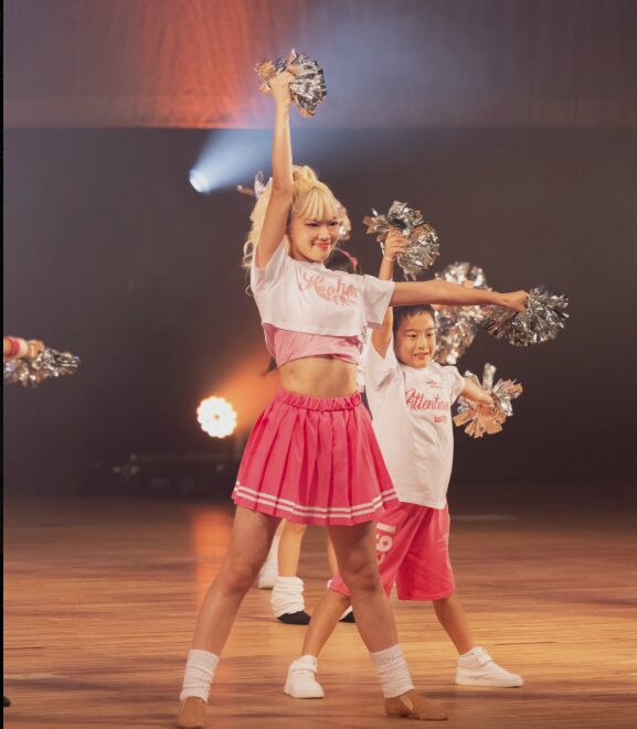 チアダンスを踊る、ゆめぽて
